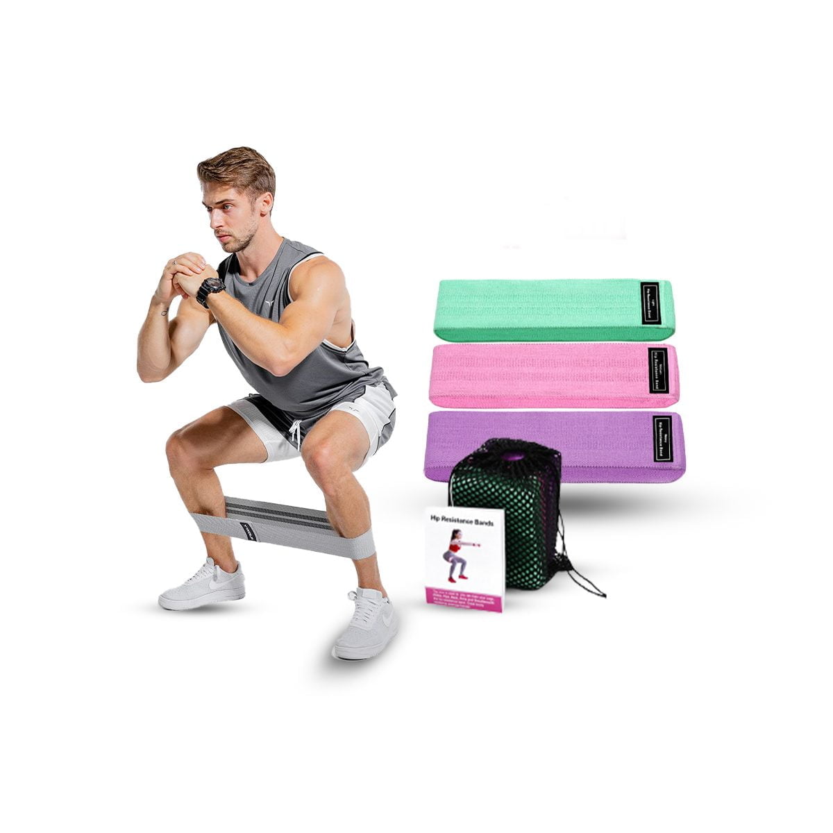 Pieces 3 Squat Resistance Bands Pieces 3 Squat Resistance Bands