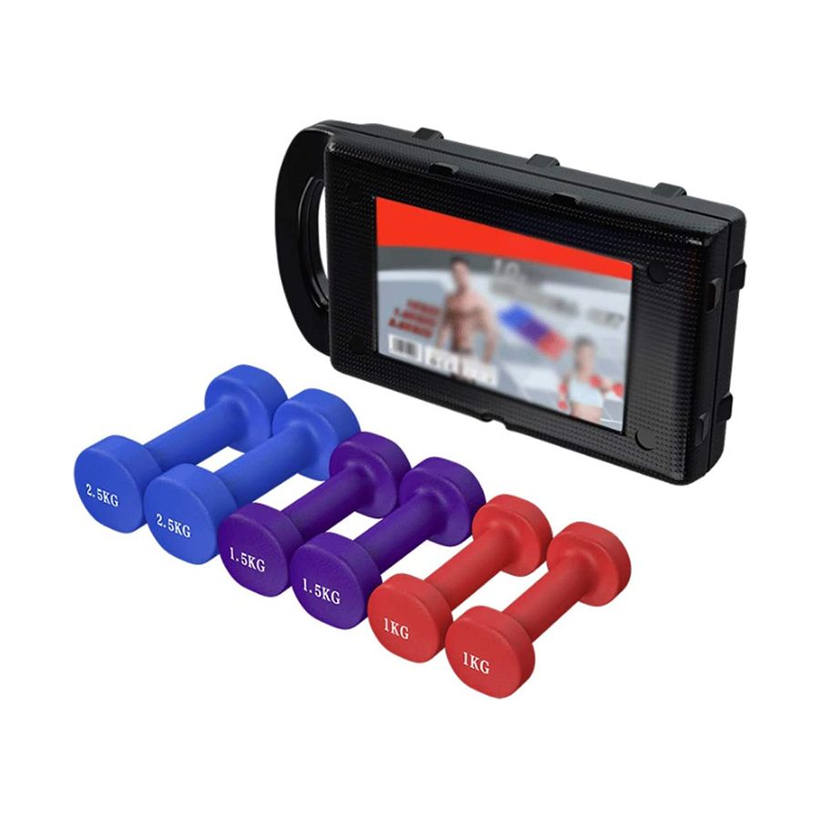 10kg-Dumbbell-Multi-Colour-Neoprene 10kg Dumbbell Multi Colour Neoprene